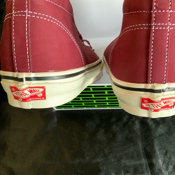 VANS  X LQQK Og Chukka Boot Lx CircleV/Burgandy  Men’s Size 10 - Picture 3 of 8